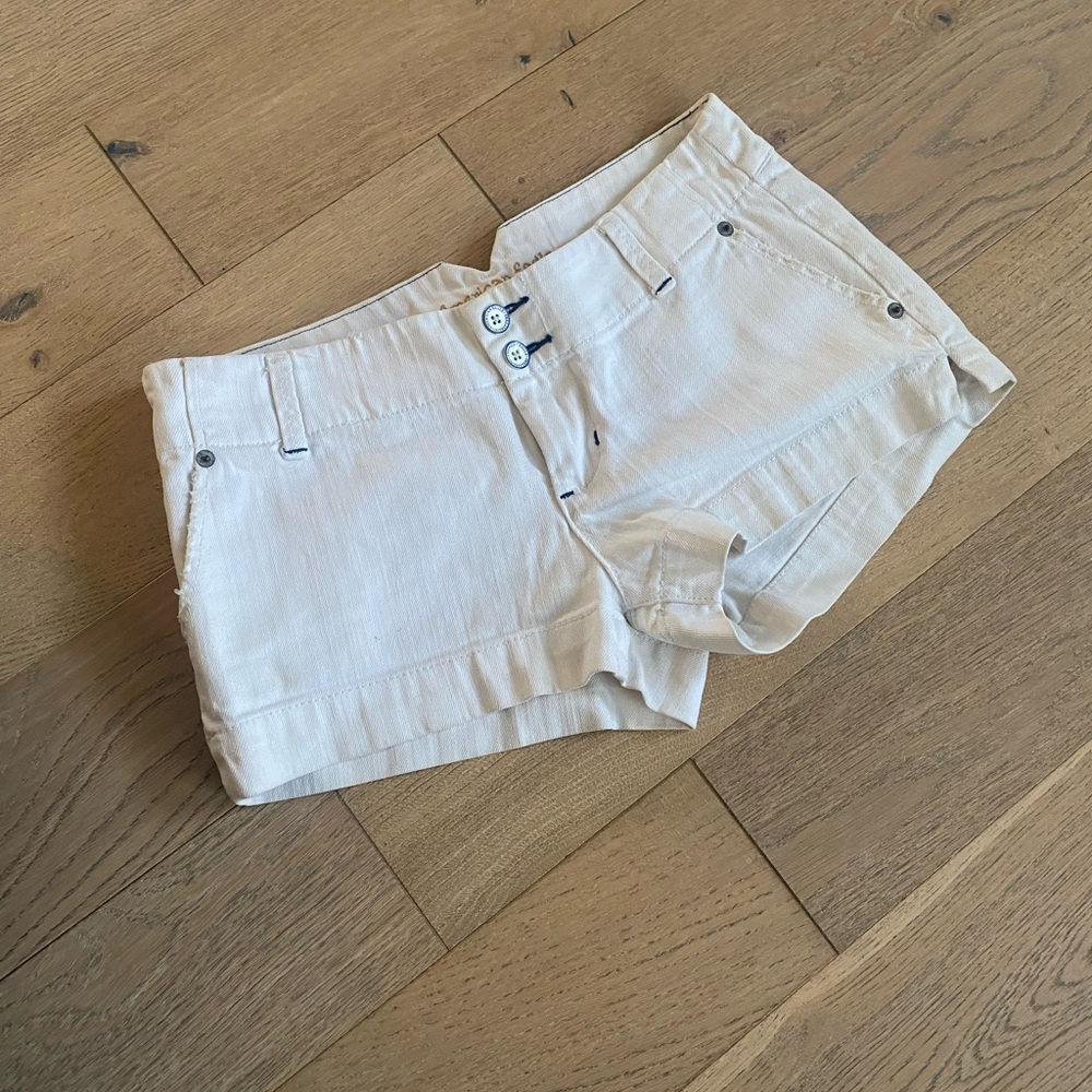American Eagle White Shorts